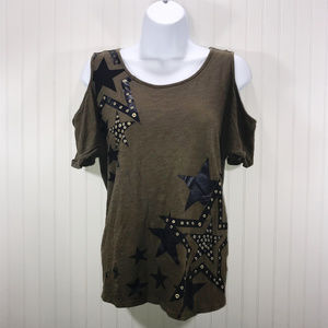 Rock & Republic Strapy Cold Shoulder Rock Star